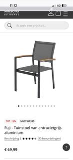 Fuji Tuinstoelen - 3 stuks - Nieuw in doos. Per stuk 45 euro, Ophalen of Verzenden, Nieuw, Aluminium