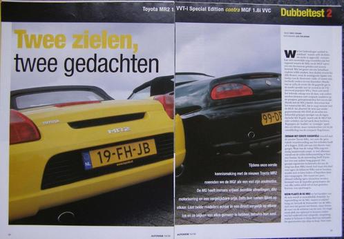 Rover MGF 1.8  ? Eerst 8x autotest  lezen, Boeken, Auto's | Folders en Tijdschriften, Gelezen, Algemeen, Ophalen