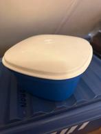 Tupperware Rijstkoker Blauw/Geel, Ophalen of Verzenden, Gebruikt, Blauw, Bak of Kom