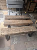 Bielzen buiten bankjes, Ophalen of Verzenden, Zo goed als nieuw, Hout