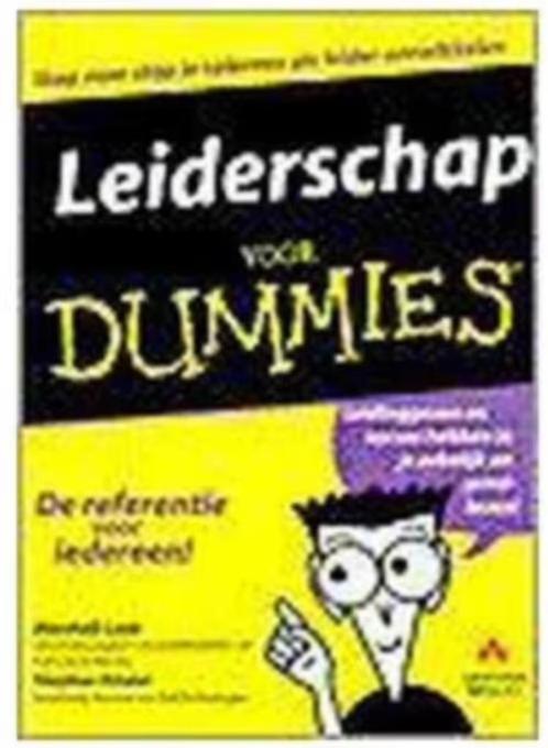 Leiderschap voor Dummies, Boeken, Economie, Management en Marketing, Zo goed als nieuw, Management, Ophalen of Verzenden