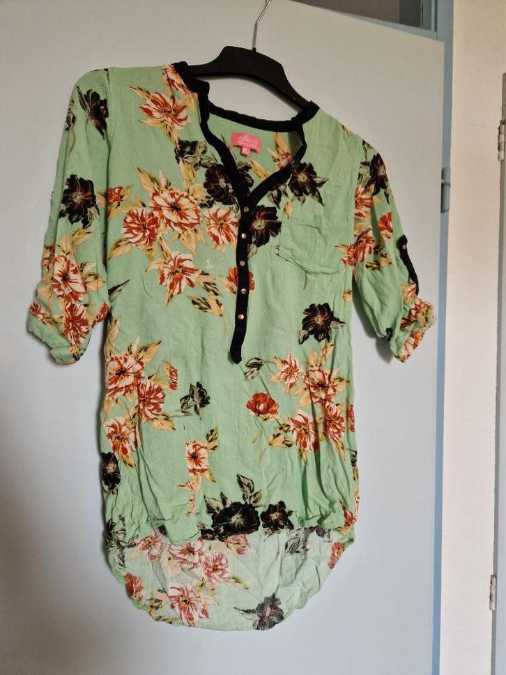 Mooie dames groene print blouse Forever comfort wear maat XL, Kleding | Dames, Blouses en Tunieken, Zo goed als nieuw, Maat 46/48 (XL) of groter