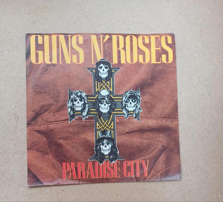 Guns 'N' Roses - Paradise City, Cd's en Dvd's, Vinyl Singles, Gebruikt, Single, Pop, 7 inch, Ophalen of Verzenden