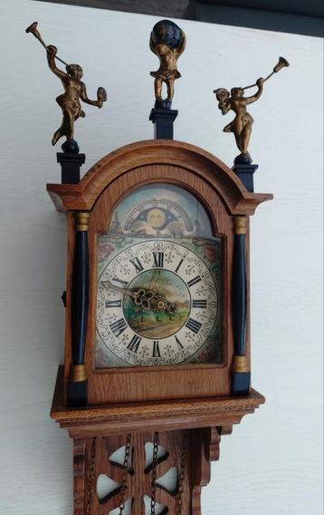 Authentieke Zaanse Klok met Figuren beschikbaar voor biedingen