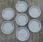 Douwe Egberts 7 x Brownie / Cupcake Bordje, Nieuw, Ophalen of Verzenden, Bord(en), Wedgwood