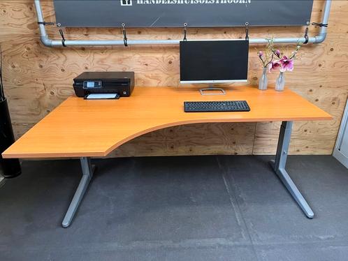 Bureau / wingbureau van Ahrend, Huis en Inrichting, Bureaus, Gebruikt, Bureau, In hoogte verstelbaar, Ophalen