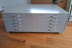 Grote Vintage A0 stalen architectenkast/papierkast, Huis en Inrichting, 5 laden of meer, Ophalen, Zo goed als nieuw, 25 tot 50 cm