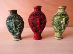 3 Snuff bottle s  zonder dopje, Ophalen of Verzenden