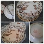 Antieke NANKIN bordjes - Set van 6, Antiek en Kunst, Ophalen of Verzenden