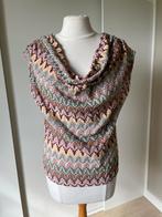 Vintage stof een Top / Blouse zie omschrijving, Ophalen, Zo goed als nieuw, Maat 38/40 (M), Zonder mouw
