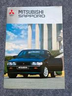 Autofolder Mitsubishi Sapporo, Ophalen of Verzenden, Gelezen, Mitsubishi