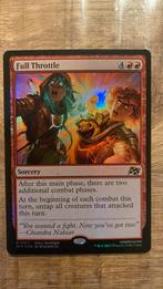 Full Throttle foil mtg magic aetherdrift 0127, Ophalen of Verzenden, Zo goed als nieuw, Losse kaart, Foil