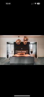 Tom Dixon koper kleurige hanglampen, Ophalen, Zo goed als nieuw, Kunststof, Minder dan 50 cm