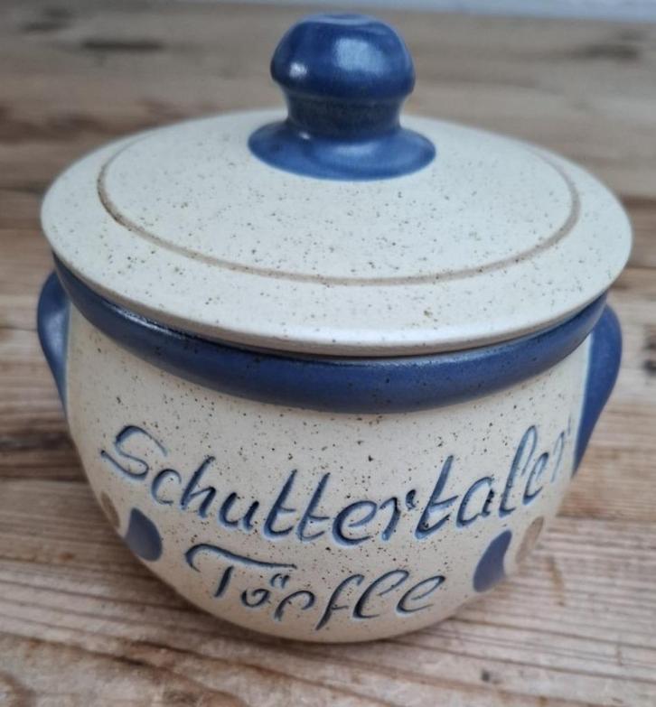 Duits, Westerwalder Steinzeug, steengoed potje, Schuttertal, Antiek en Kunst, Curiosa en Brocante, Ophalen of Verzenden