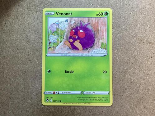 1x Venonat [SIT 001/195] (Near Mint), Hobby en Vrije tijd, Verzamelkaartspellen | Pokémon, Zo goed als nieuw, Losse kaart, Ophalen of Verzenden