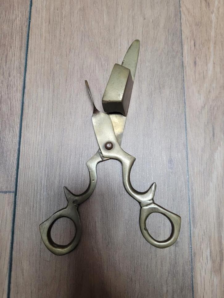 Antieke Koperen Sigarenknipper, Antiek en Kunst, Antiek | Gereedschap en Instrumenten, Ophalen of Verzenden