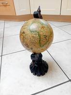 antieke houten globe, Huis en Inrichting, Woonaccessoires | Wereldbollen, Ophalen of Verzenden, Gebruikt