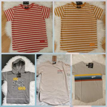 5 delig MiniKid Shirts, Trui, 134 140 Nieuw twv 170 eu