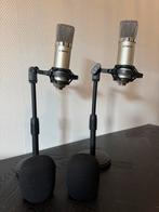 Compleet Podcast Set - Vonyx Mixer & Microfoons, Ophalen of Verzenden, Zo goed als nieuw, Studiomicrofoon