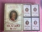 Mozart 4x cassettes in box, Cd's en Dvd's, Cassettebandjes, Gebruikt, 2 t/m 25 bandjes, Klassiek, Ophalen of Verzenden