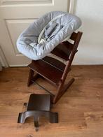 🧡 Bruin Stokke Tripp Trapp Newborn Babyset Kinderstoel 🩵, Ophalen, Zo goed als nieuw, Meegroeistoel, Stoelverkleiner