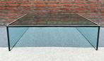 Xallisz Ontwerp Theo Valk Glazen Design Salontafel, Huis en Inrichting, Tafels | Salontafels, Ophalen, Gebruikt, Glas, Minder dan 50 cm
