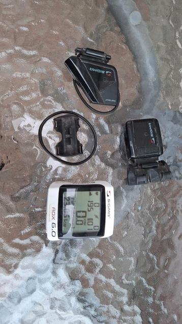 Sigma Rox 6.0 Fietscomputer met Sensoren beschikbaar voor biedingen