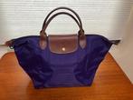 Longchamp Le Pliage - tas M kleur paars, Ophalen of Verzenden, Zo goed als nieuw, Paars, Handtas