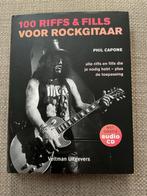 100 Riffs & Fills voor Rockgitaar + CD, Phil Capone, Nieuw, Ophalen of Verzenden, Nieuw, Instrument