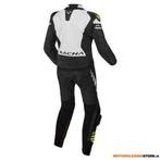 Macna Tracktix 2PC, Zwart-Wit-Geel, Motoren, Kleding | Motorkleding, Ophalen of Verzenden, Nieuw met kaartje