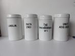 4 oude apothekers zalfpotten  1000 gram, Antiek en Kunst, Verzenden