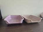 2 kitten kattenbakken en 1 open kattenbak, Dieren en Toebehoren, Kattenbakken, Ophalen, Zo goed als nieuw, Open