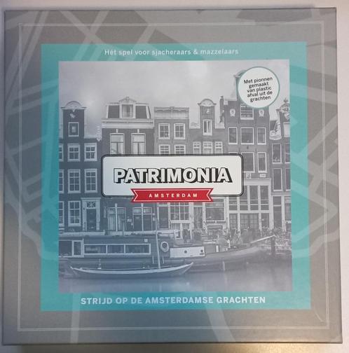 Patrimonia Amsterdam, Hobby en Vrije tijd, Gezelschapsspellen | Bordspellen, Nieuw, Een of twee spelers, Drie of vier spelers