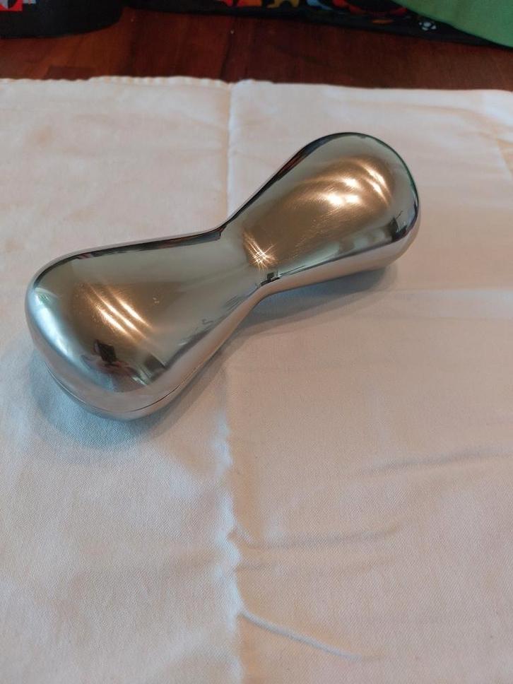 Georg Jensen Spinbox klein, Huis en Inrichting, Woonaccessoires | Schalen en Manden, Gebruikt, Schaal, Ovaal, Overige materialen