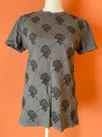 Reinders grijs tshirt met kopjes print maat 34/36, Kleding | Dames, T-shirts, Grijs, Zo goed als nieuw, Maat 36 (S), Reinders