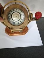 PRACHTIGE OUDE MESSING SCHEEPS KOMPAS 2 KG ZWAAR 24X15 CM, Verzamelen, Scheepvaart, Gebruiksvoorwerp, Ophalen of Verzenden, Zo goed als nieuw