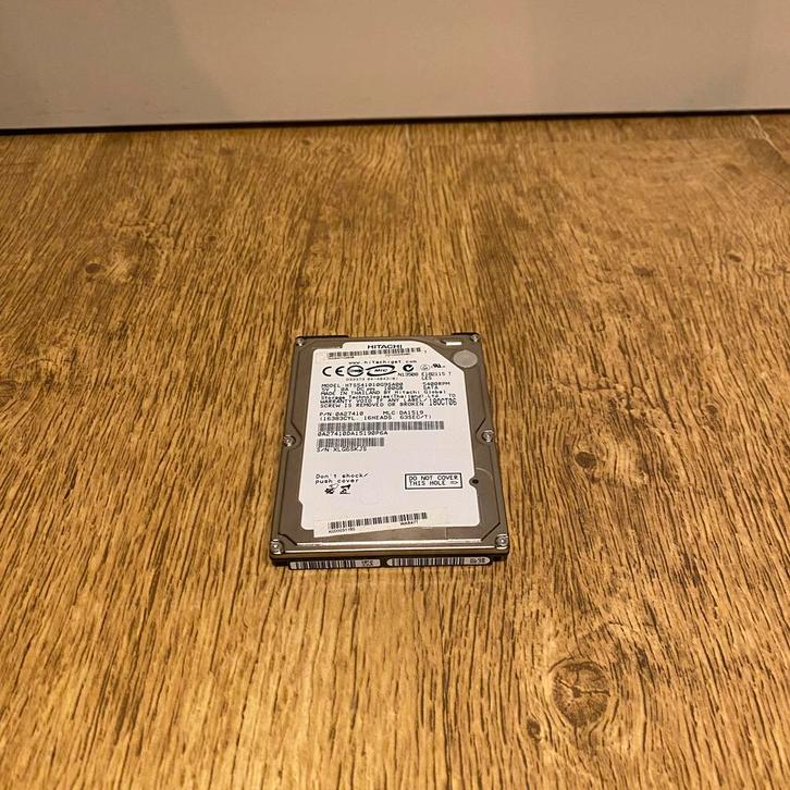 Hitachi 100GB  Hardeschijf 2,5 inch, Computers en Software, Harde schijven, Gebruikt, Laptop, Intern, HDD, SATA, Ophalen of Verzenden