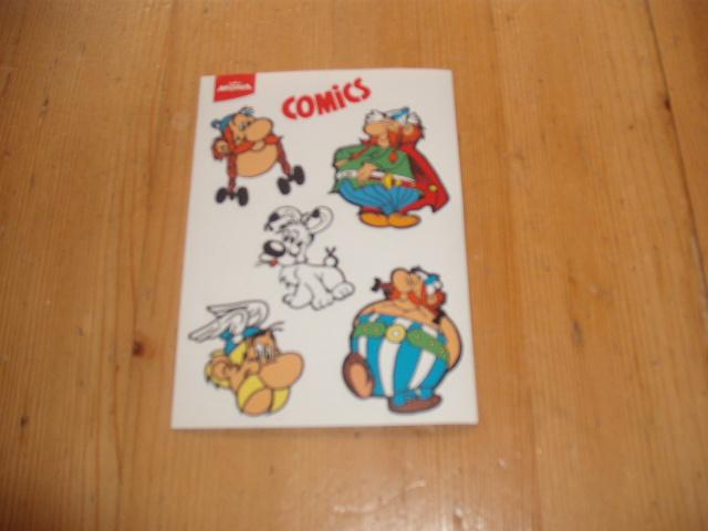 Asterix en Obelix strip sticker stickervelletje oud, Ophalen of Verzenden, Zo goed als nieuw, Strip of Tekenfilm