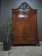Grote biedermeier kuifkast linnenkast DEMONTABEL!, Antiek en Kunst, Antiek | Meubels | Kasten, Ophalen of Verzenden