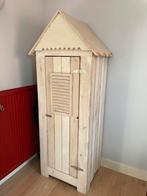 Bopita kinder kledingkast strandhuisje whitewash, Huis en Inrichting, Kasten | Kledingkasten, Ophalen, Met hangruimte, 50 tot 100 cm