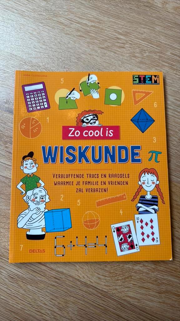 Anna CLAYBOURNE - Zo cool is wiskunde, Boeken, Kinderboeken | Jeugd | onder 10 jaar, Zo goed als nieuw, Non-fictie, Ophalen of Verzenden