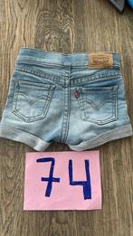 Levi’s short korte broek, Kinderen en Baby's, Babykleding | Maat 74, Ophalen of Verzenden, Zo goed als nieuw, Meisje, Broekje