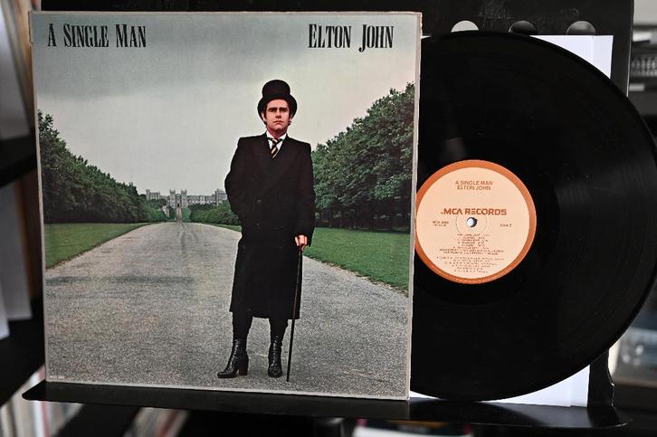 LP 1978 Elton John         A single man, Cd's en Dvd's, Vinyl | Rock, Gebruikt, Poprock, 12 inch, Ophalen of Verzenden