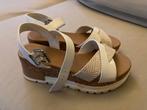 Sandalen maat 37 met hoge zool / slee, Ophalen of Verzenden, Zo goed als nieuw, Sandalen of Muiltjes