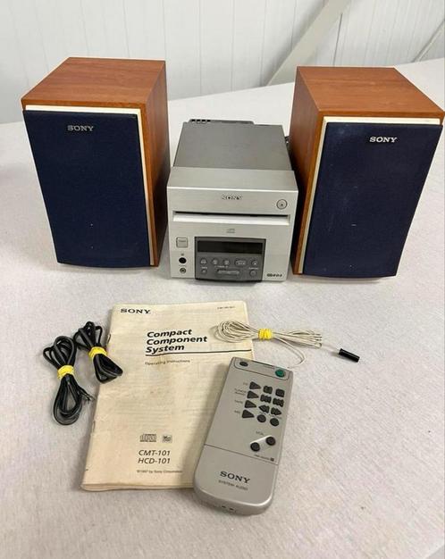 Vintage Sony HCD-101 Stereo syst AM/FM Radio CD + Afstandsb., Audio, Tv en Foto, Stereo-sets, Zo goed als nieuw, Cd-speler, Tuner of Radio