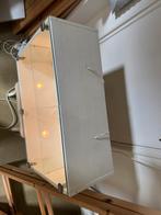 Ikea Ivar vitrine kast glazen schuifdeurtjes en verlichting, Ophalen, Gebruikt