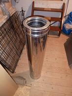 Dubbelwandige Kachelpijp o.a 150mm & 100mm, Gebruikt, Houtkachel, Ophalen of Verzenden, Vrijstaand