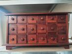 Vintage apothekerskast, nette staat, Huis en Inrichting, Gebruikt, 5 laden of meer, Minder dan 100 cm, 25 tot 50 cm