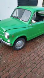 Fiat 600, Achterwielaandrijving, Zwart, Leder, Groen