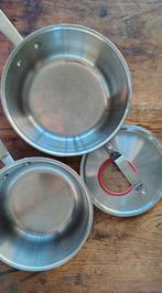 IKEA Sensual Steelpannen Set 20/24cm - Inductie, Huis en Inrichting, Keuken | Potten en Pannen, Ophalen of Verzenden, Rvs, Pannenset